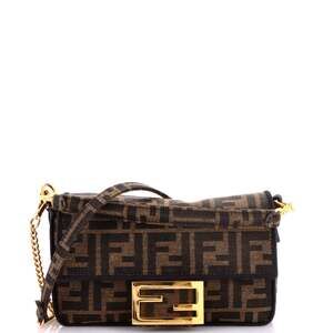 Fendi Baguette Nm Bag Zucca Canvas Mini #254401F23B